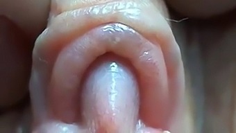 Intense Focus On The Clitoris Close-Up