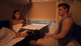 Wet And Wild Train Sex With A Horny Teen