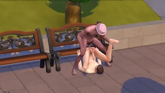 Gay Couple Engages In Sexual Activity Outdoors