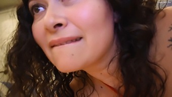 Watch A Sultry Brunette Milf Suck A Young Guy'S Cock And Get A Mouthful Of Cum In This Hd Video