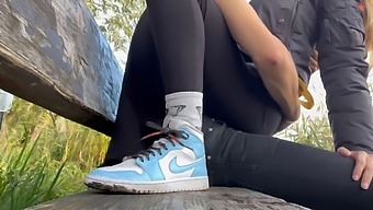 Amateur Teen Couple Gets Wild In Public Park