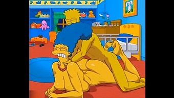 Marge, The Naughty Housewife, Experiences Intense Pleasure As She Takes A Load Of Hot Cum In Her Ass And Squirts In All Directions. This Hentai Video Is Not For The Faint-Hearted!