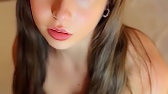Tiny Teen Gives Easy Blowjob To Friend, Gets Him To Cum Quickly