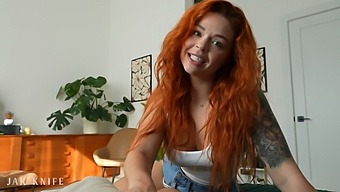 Redhead Girl Wants To Make A Sex Tape For Her Cuck Boyfriend – Sinatra Monroe